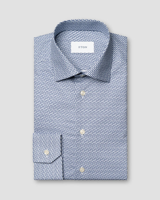 Signature twill Slim fit skjorta - Blå