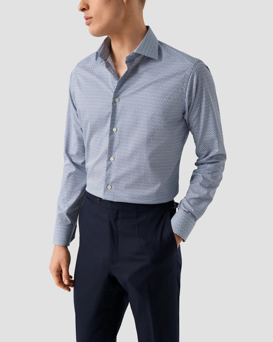 Signature twill Slim fit skjorta - Blå