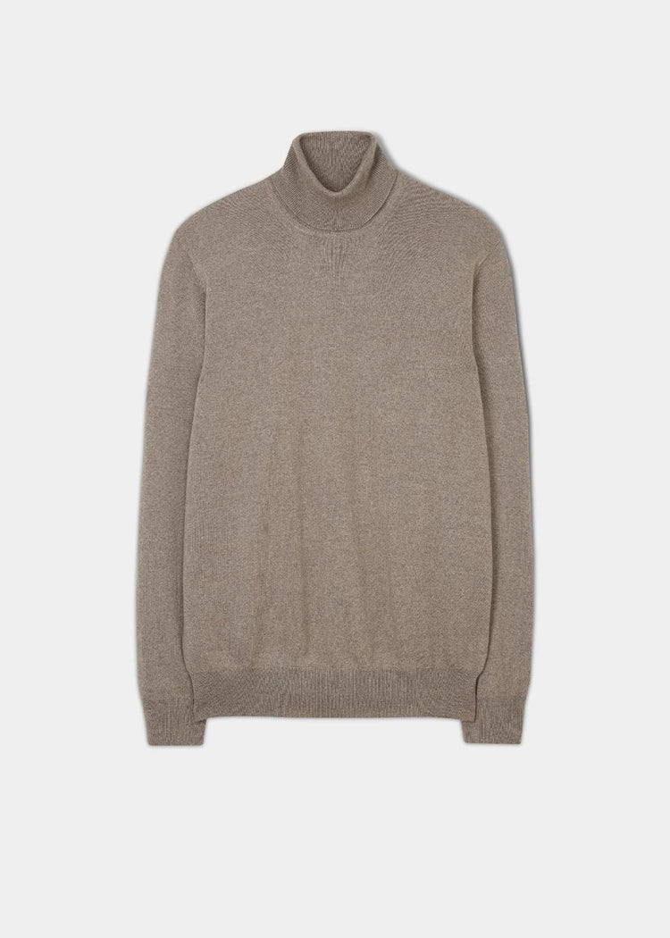 Linton Roll Neck - Mushroom