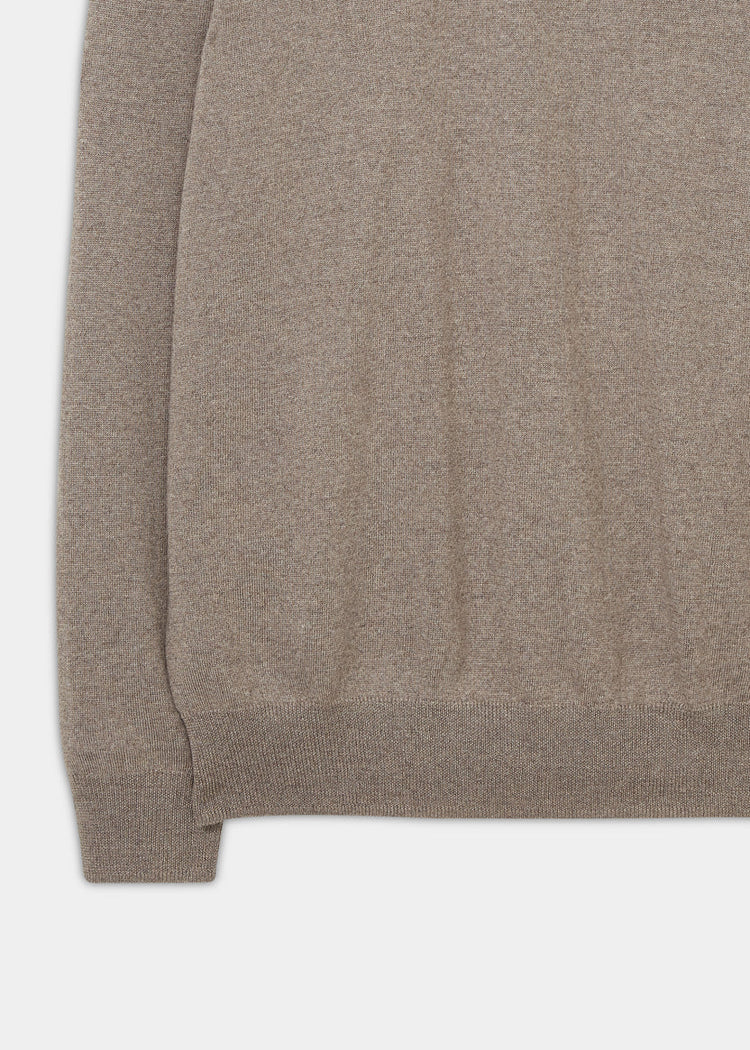 Linton Roll Neck - Mushroom