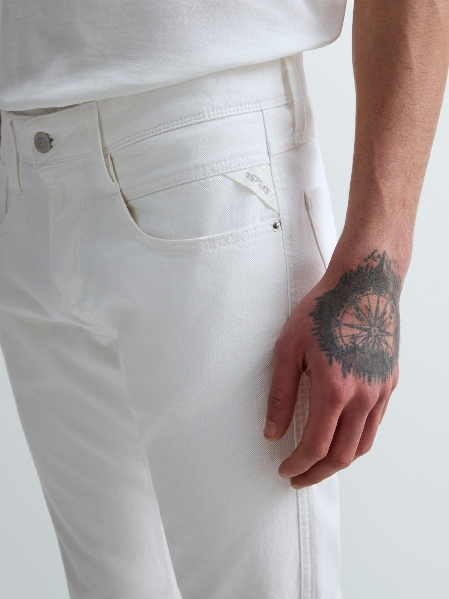 Anbass slim fit-jeans - Vit – bild 6