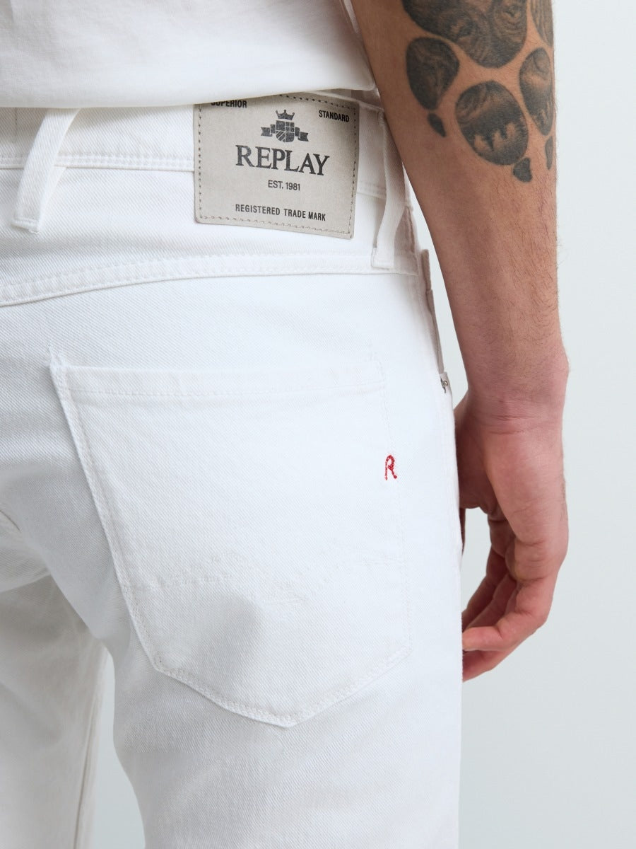 Anbass slim fit-jeans - Vit – bild 7