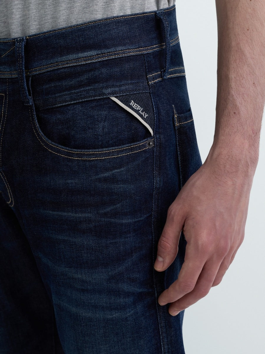 Anbass slim fit-jeans - Mörkblå (M914Y.661 730) – bild 6