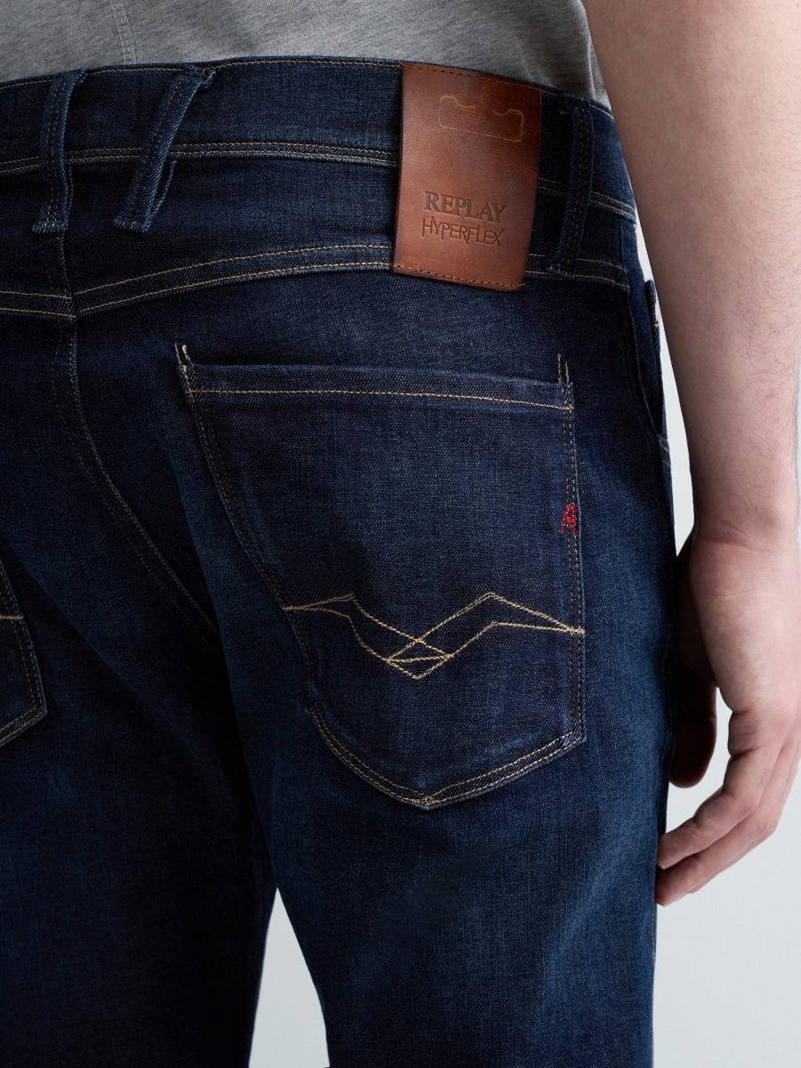 Anbass slim fit-jeans - Mörkblå (M914Y.661 730) – bild 7