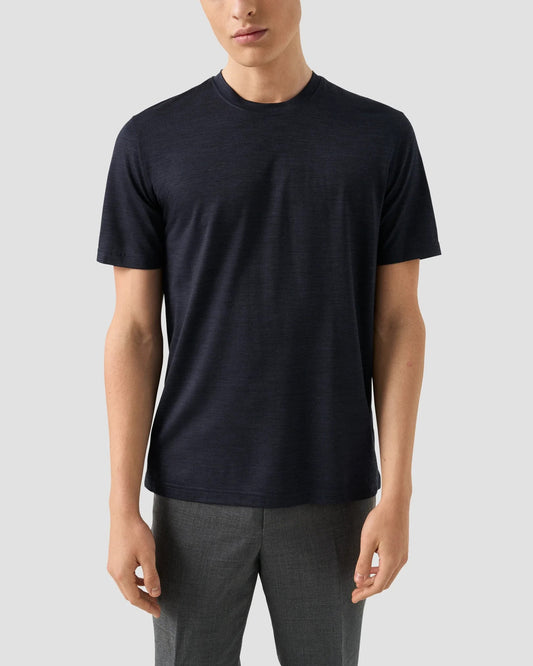Crewneck T-shirt - Navy