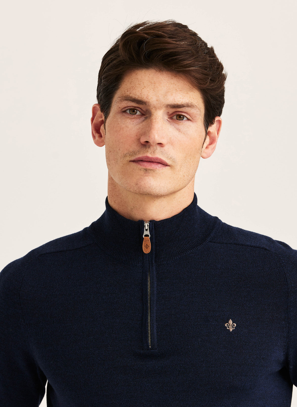 Merino John Zip - 58 Blue