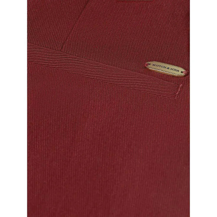 Edie - high-rise wide-leg lyocell blend pants - Pomegranate