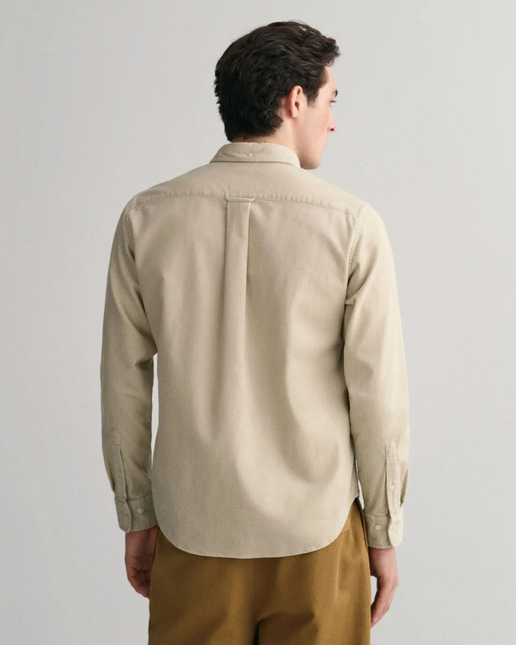 REG UT CORDUROY SHIRT - 34 PUTTY