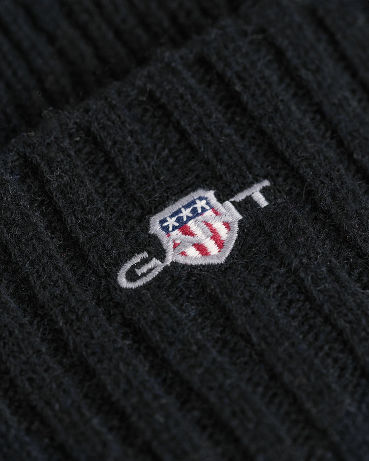 Wool Beanie - Black