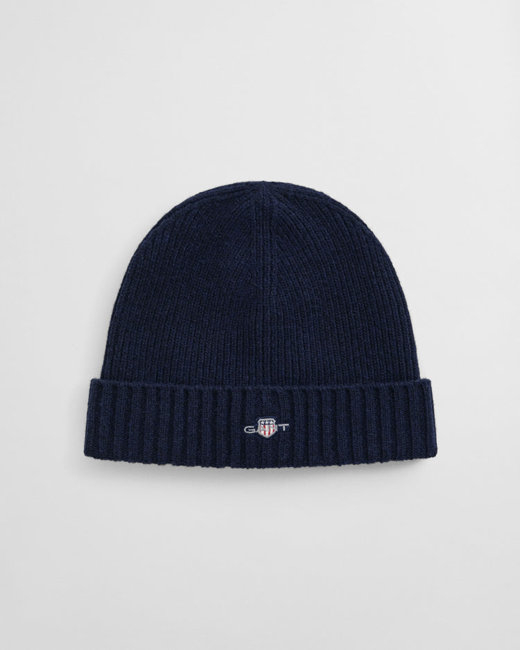 Wool Beanie - Marine