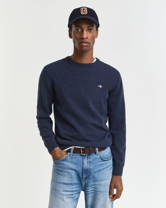 SUPERFINE LAMBSWOOL C-NECK - 480