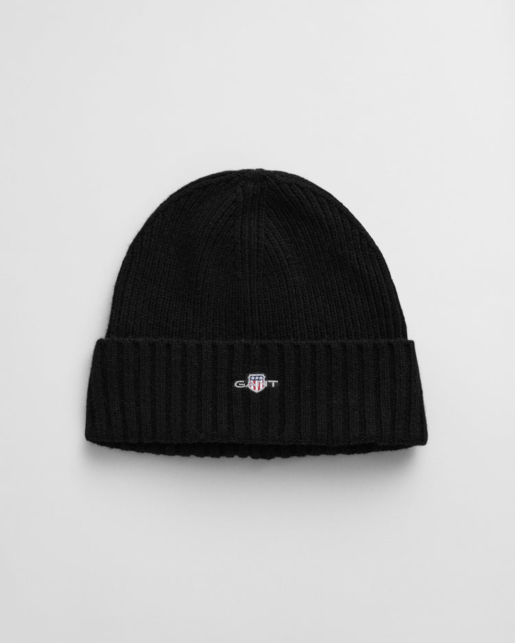 Wool Beanie - Black