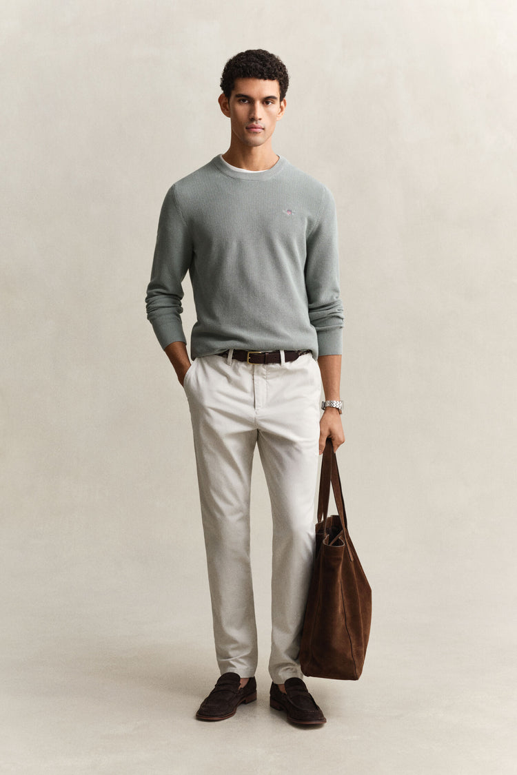 SLIM CLASSIC CHINOS - SAND