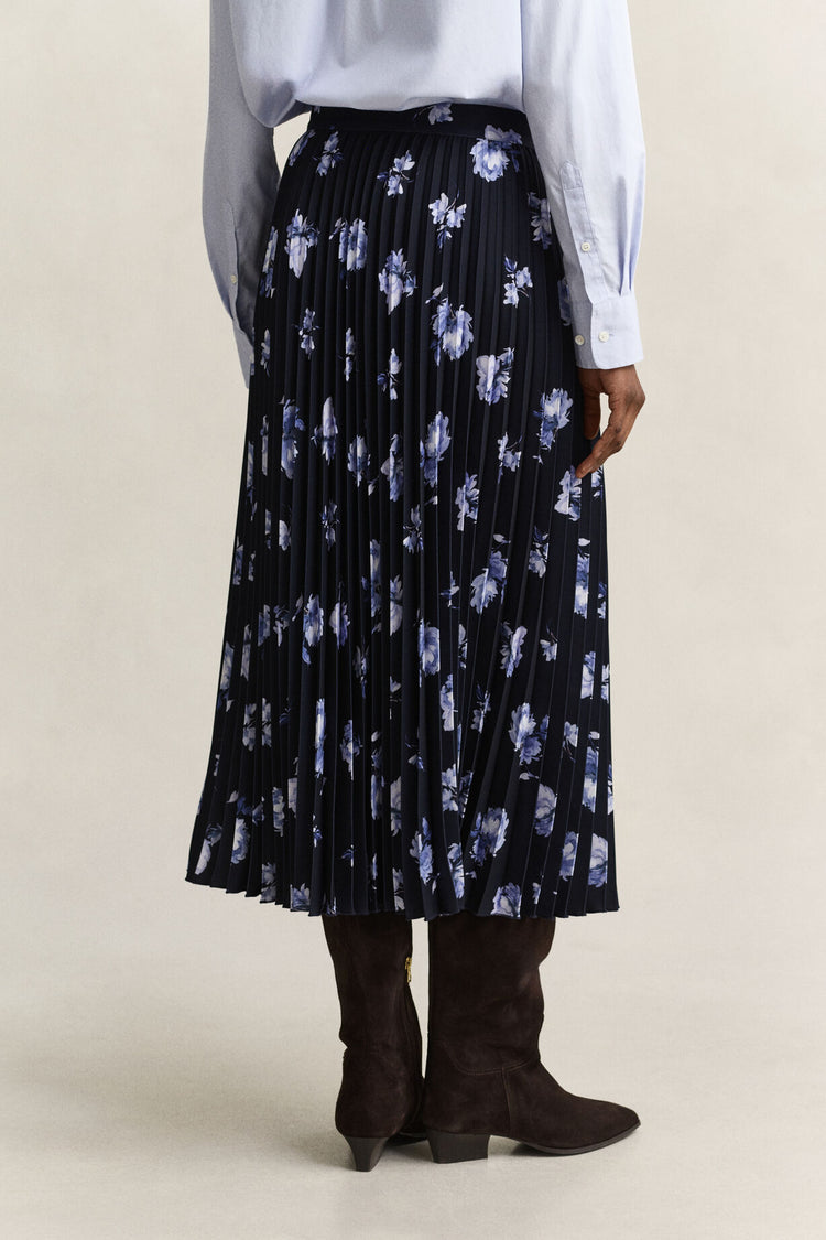 Pleated Skirt - Evening Blue