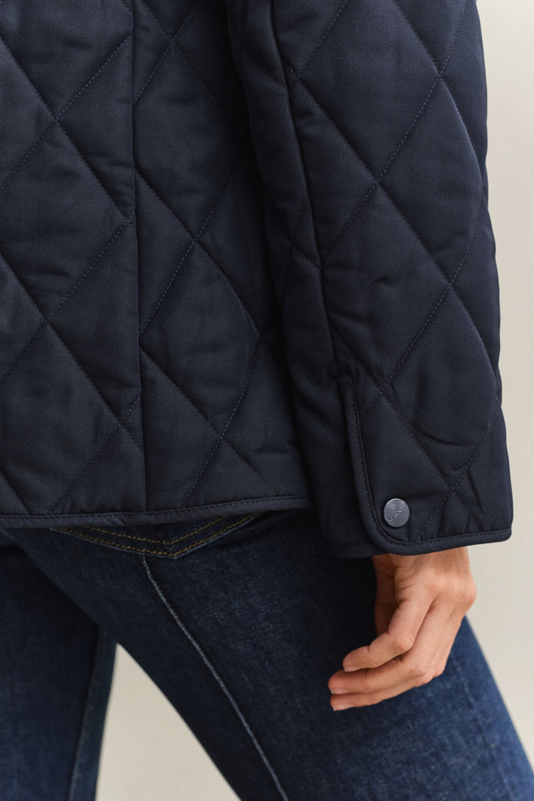 Slim Quilted Jacket - Evening Blue
