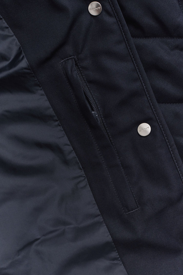 Slim Quilted Jacket - Evening Blue
