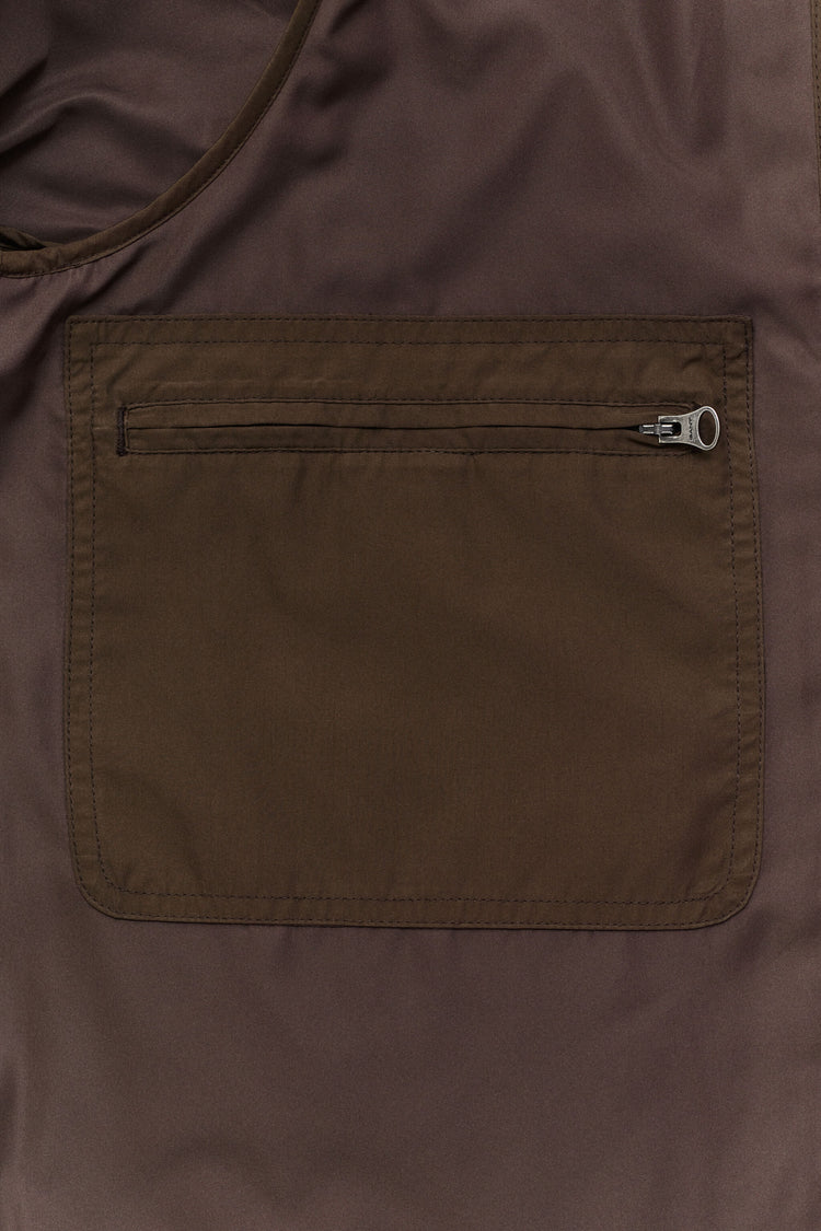 Quilted Vest - 217 BLACK BROWN