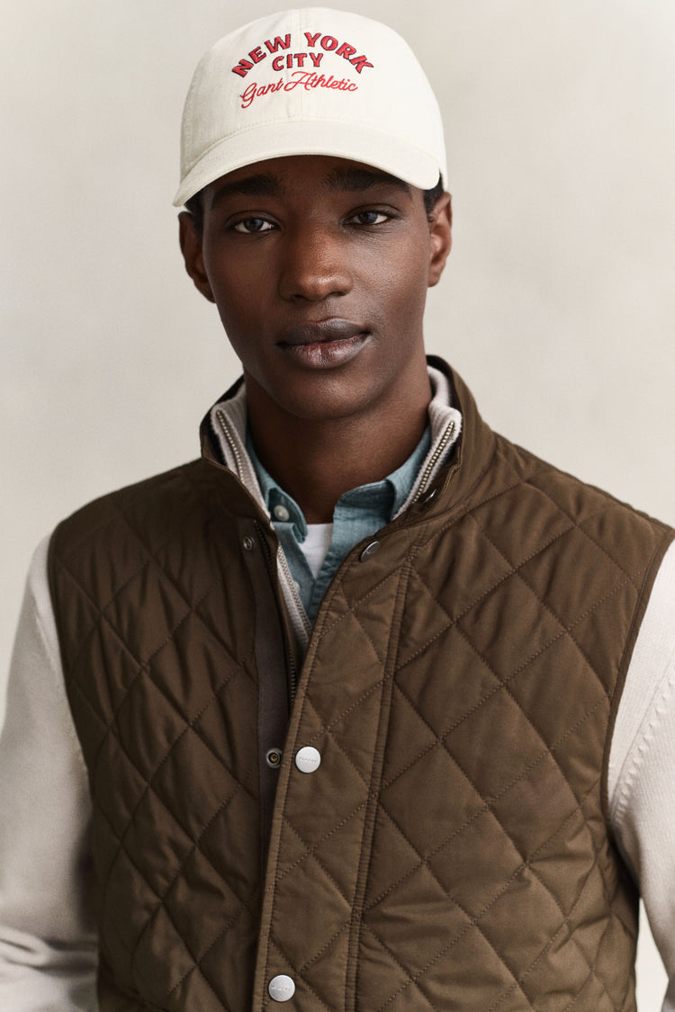 Quilted Vest - 217 BLACK BROWN