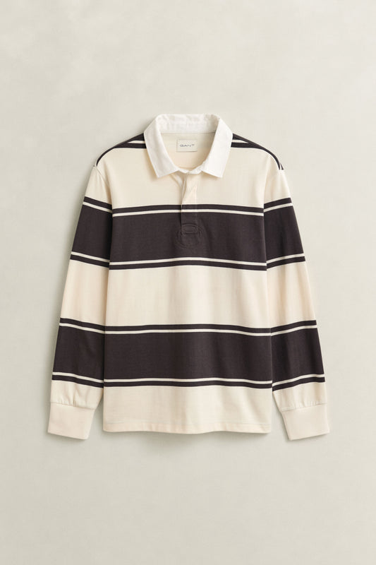 STRIPED RUGGER - CHARRED WOOD BROWN