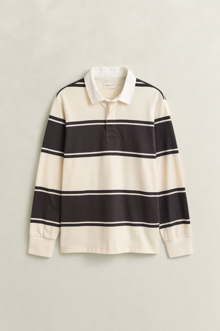 STRIPED RUGGER - CHARRED WOOD BROWN