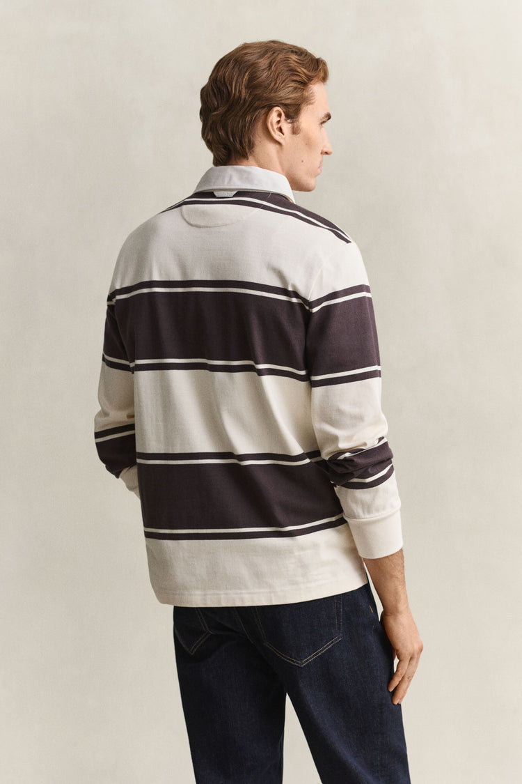 STRIPED RUGGER - CHARRED WOOD BROWN