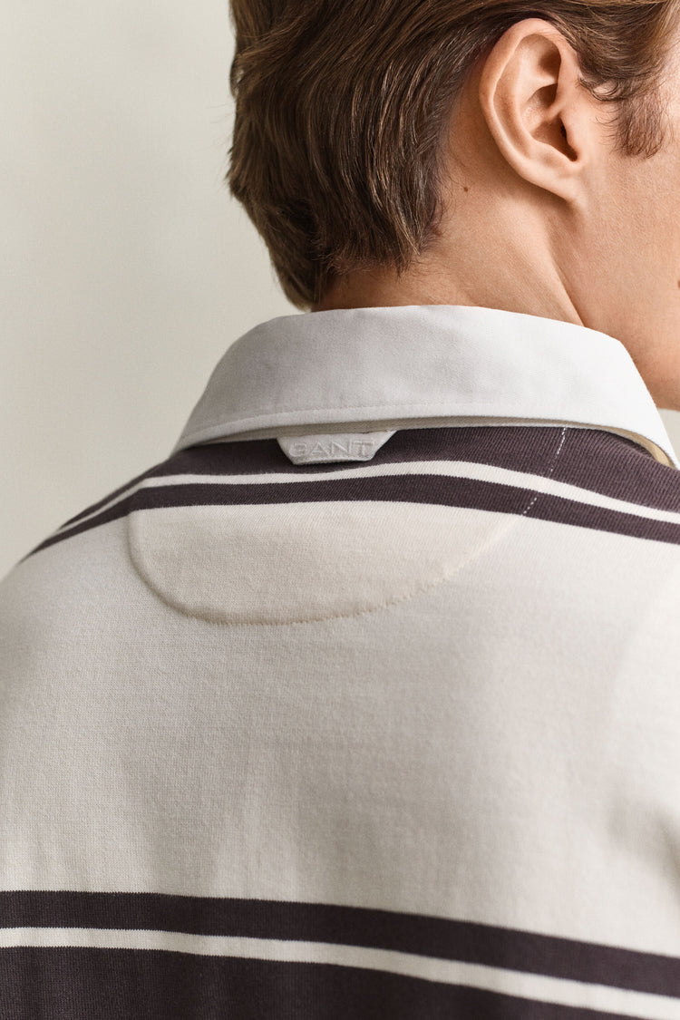 STRIPED RUGGER - CHARRED WOOD BROWN