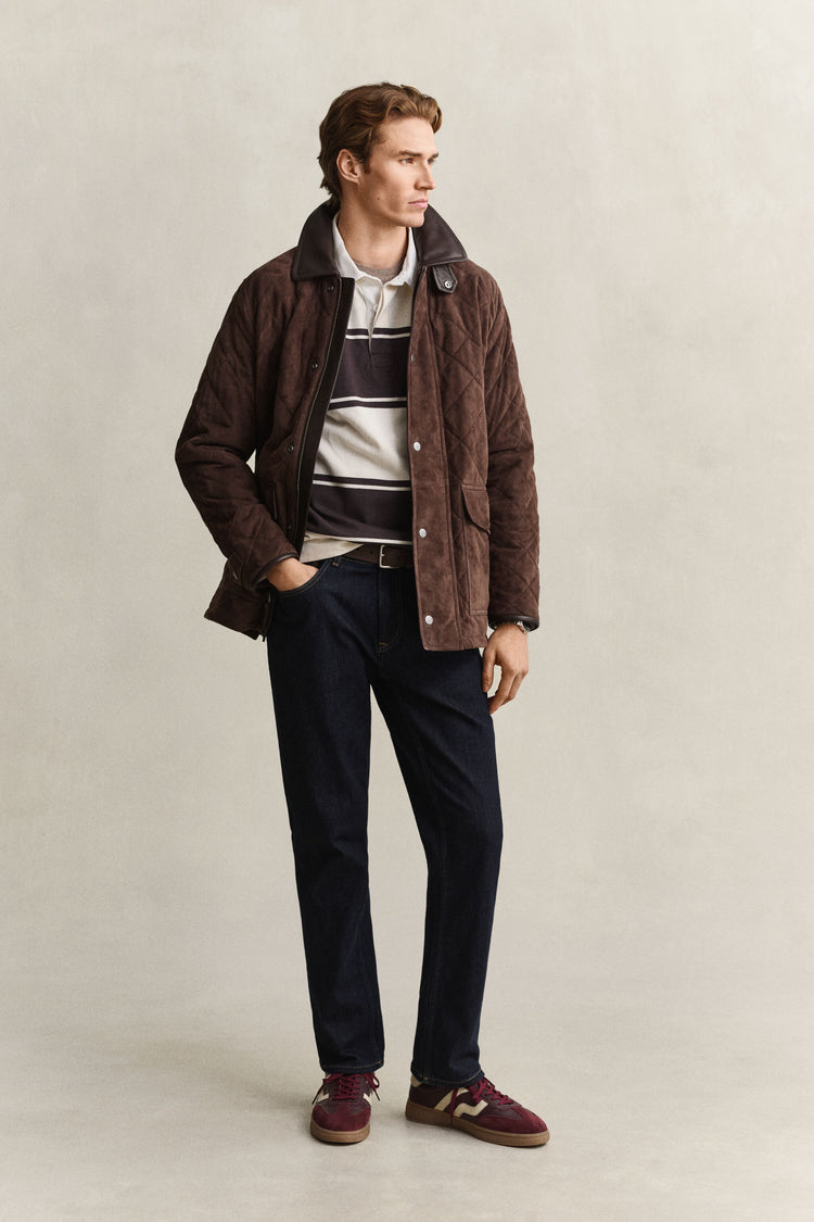 STRIPED RUGGER - CHARRED WOOD BROWN