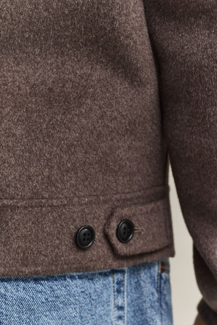 Handstitched Jacket - SHADOW BROWN
