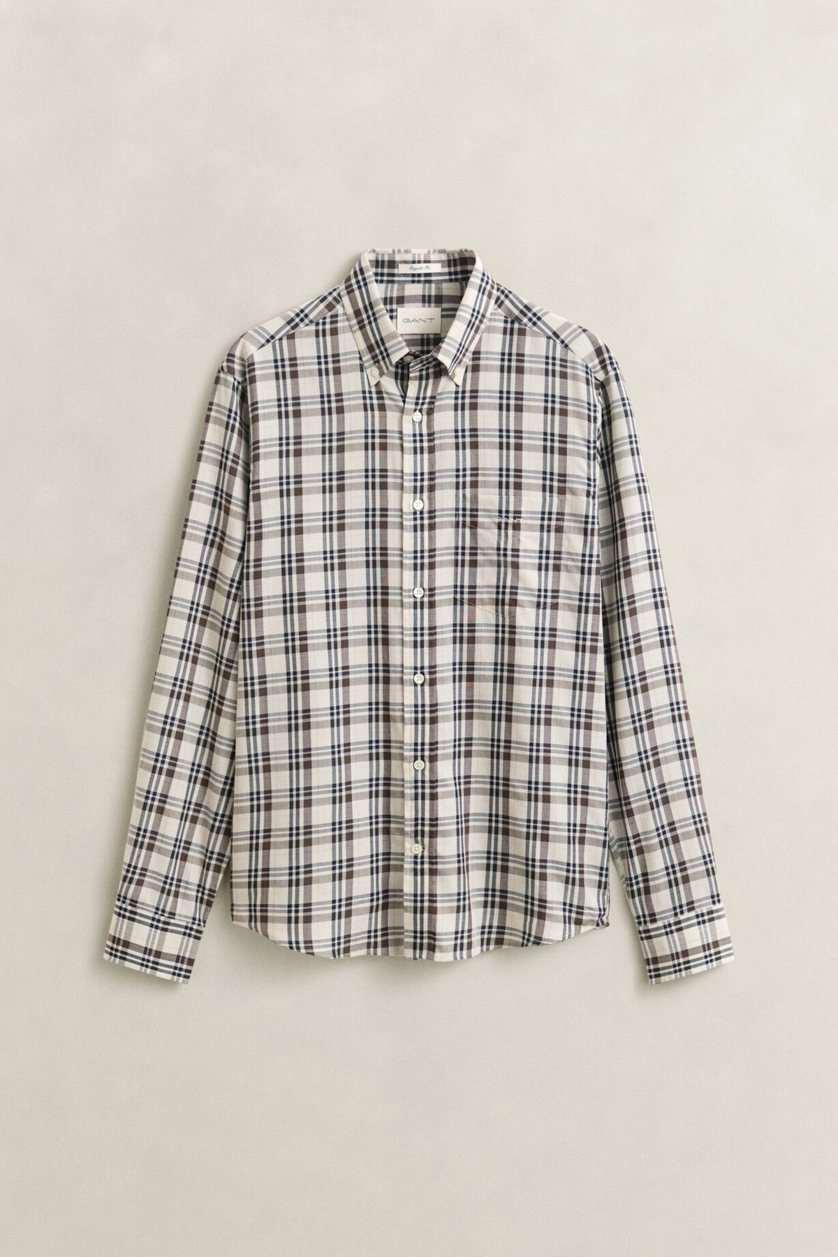 Twill Check Shirt - Sand