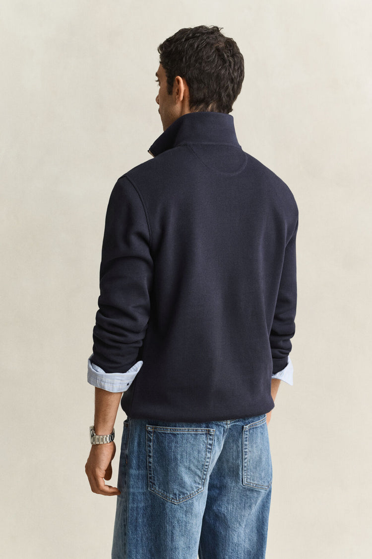 Half Zip Sweater - Evening Blue