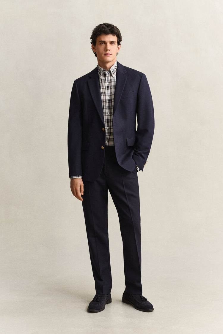 Twill Check Shirt - Sand