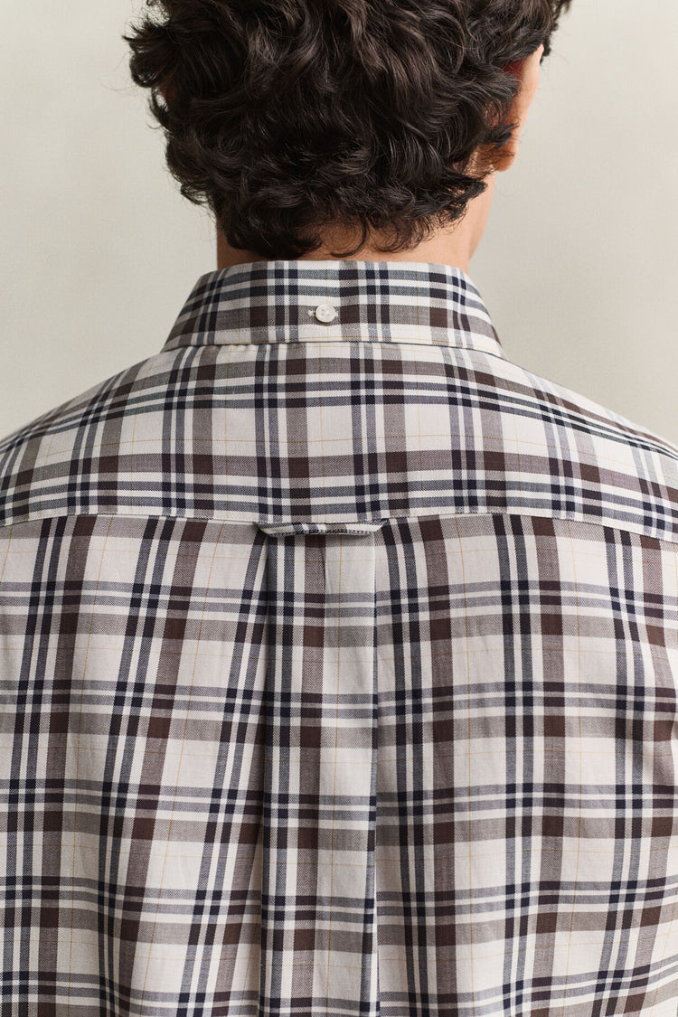 Twill Check Shirt - Sand