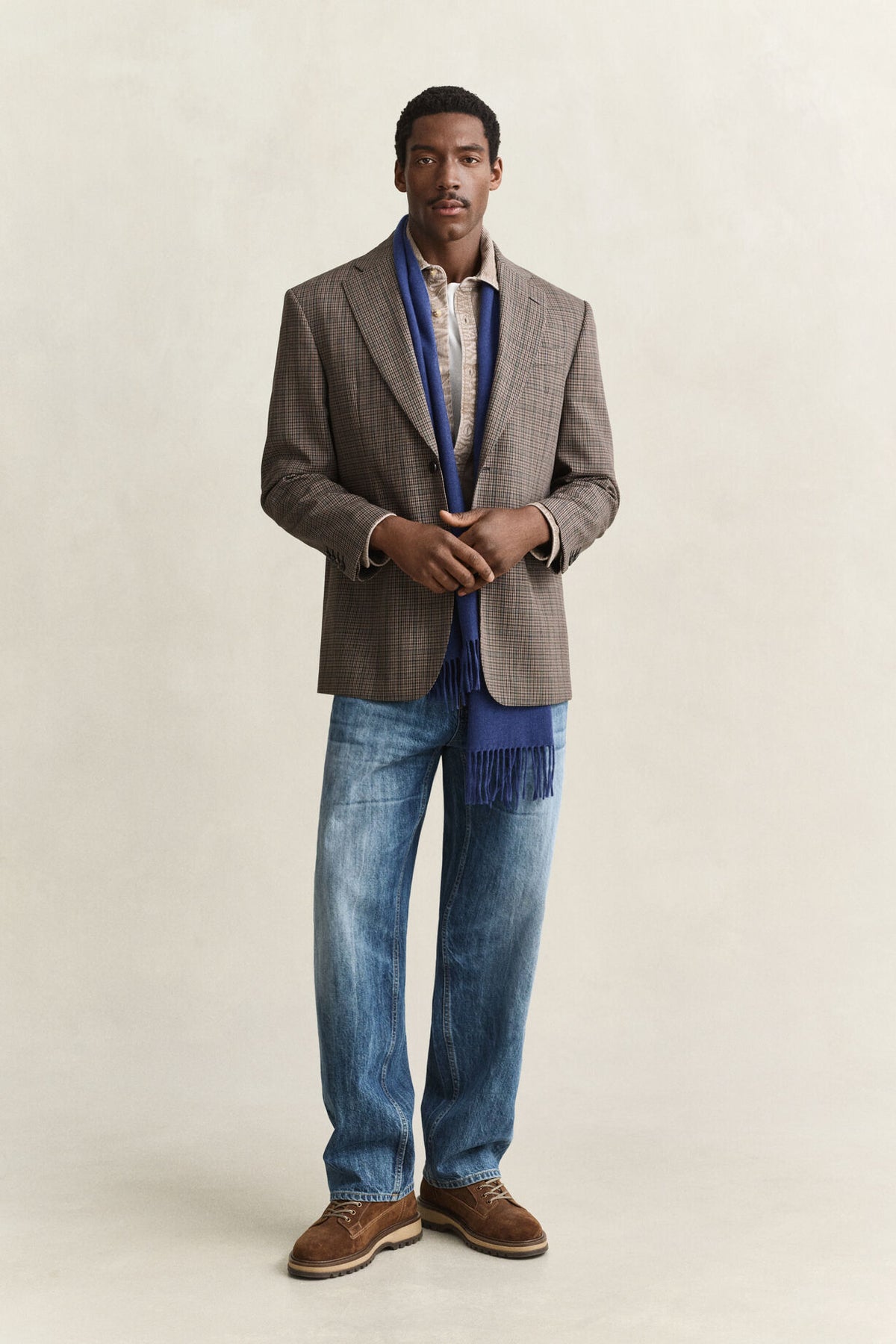 REG GMNT DYED CORD SHIRT - 251 MIST TAUPE