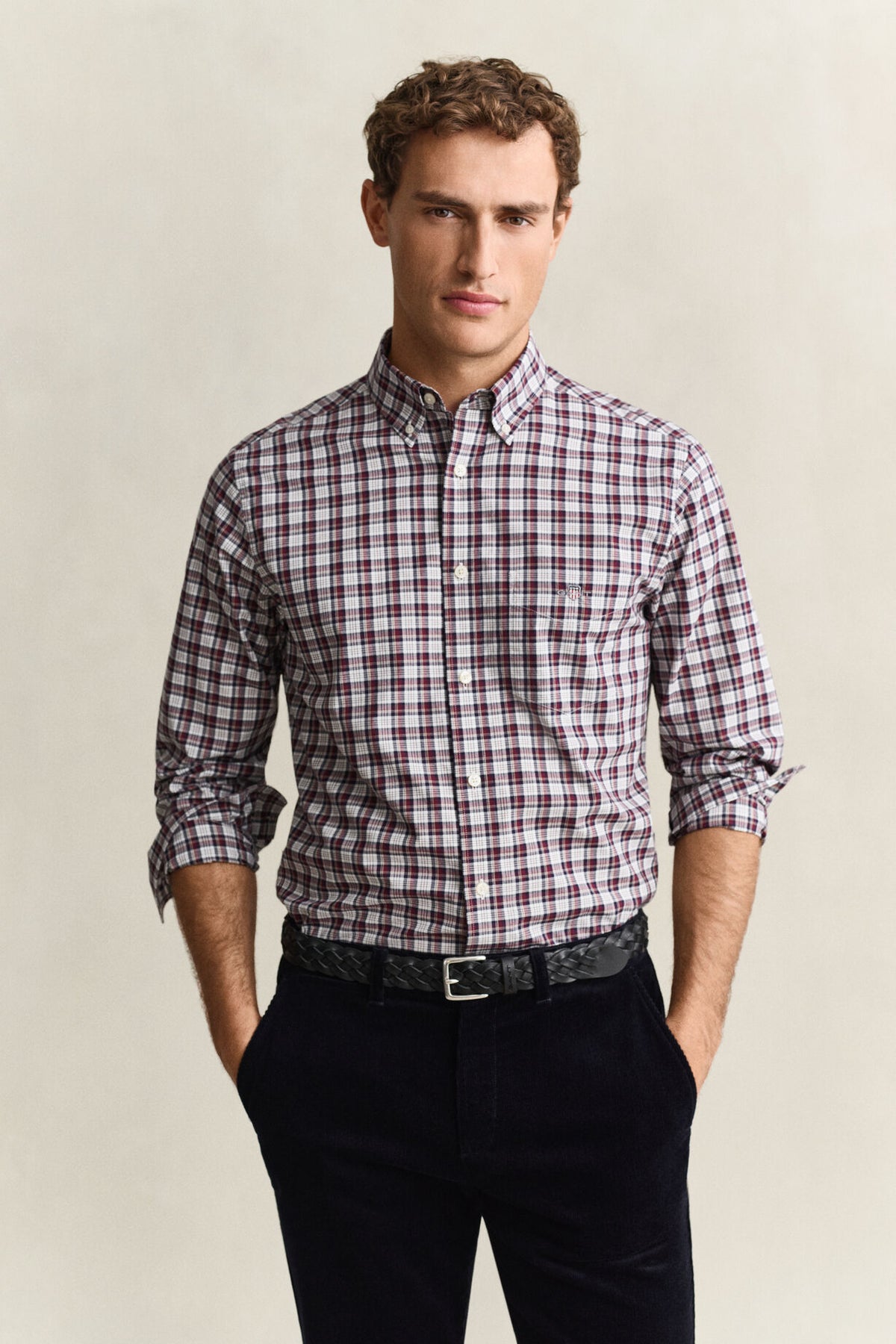 Poplin Shirt - Deep Grape Wine