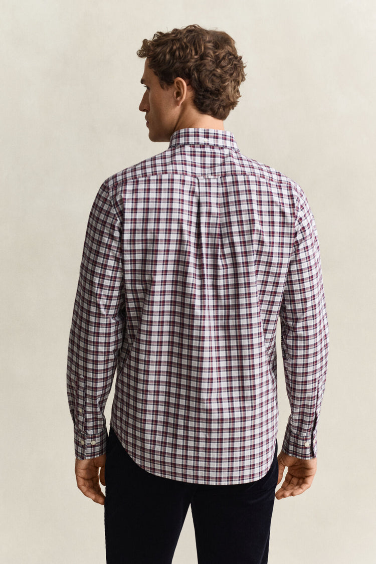 Poplin Shirt - Deep Grape Wine