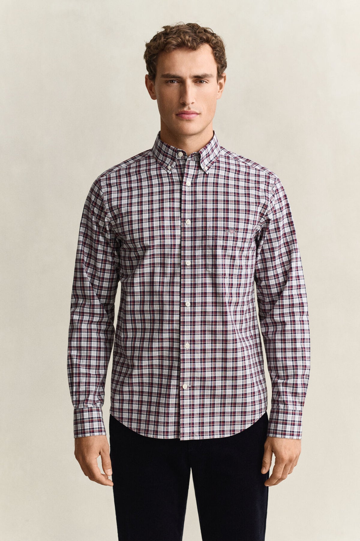 Poplin Shirt - Deep Grape Wine