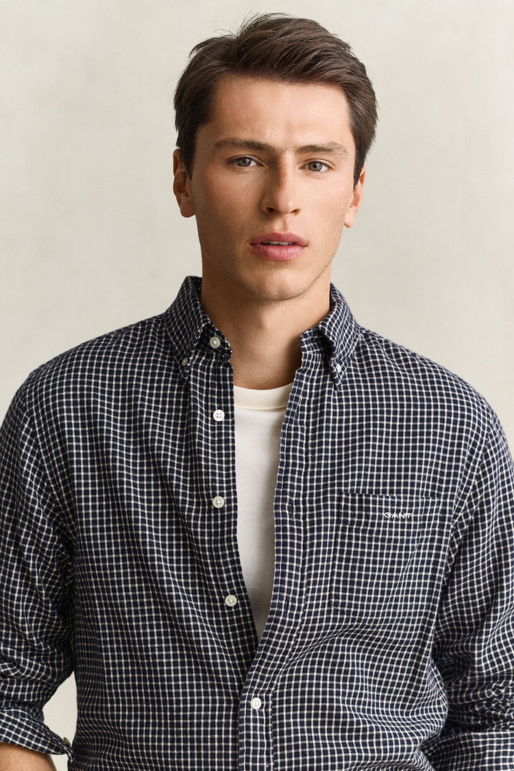 Flannel Shirt - Evening Blue