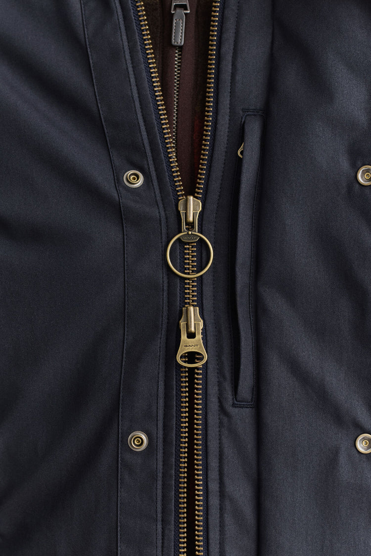 Waxed Double Decker - Evening Blue