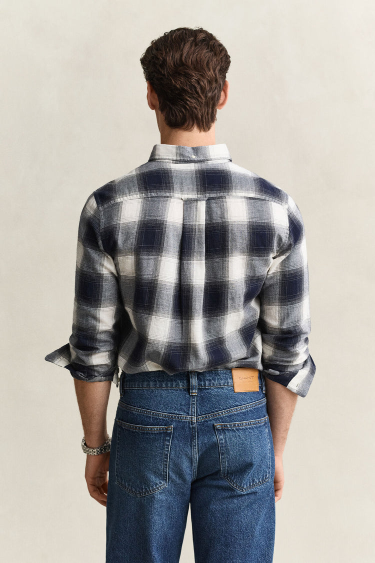 Flannel Shirt - Evening Blue