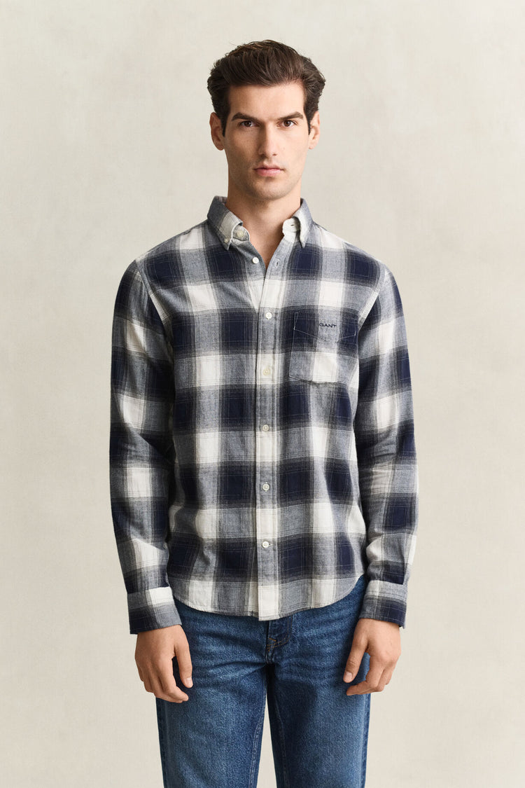 Flannel Shirt - Evening Blue