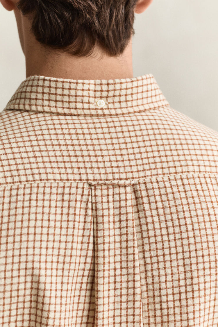 Flannel Shirt - Caramel Brown