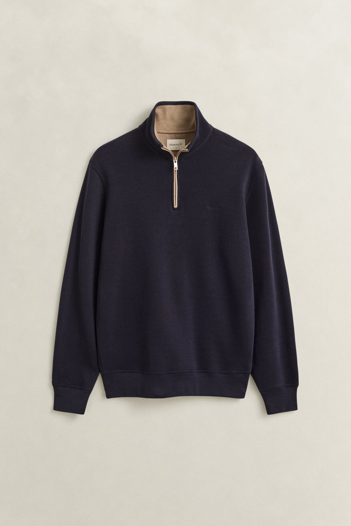 SACKER RIB HALF ZIP - 433 EVENING BLUE