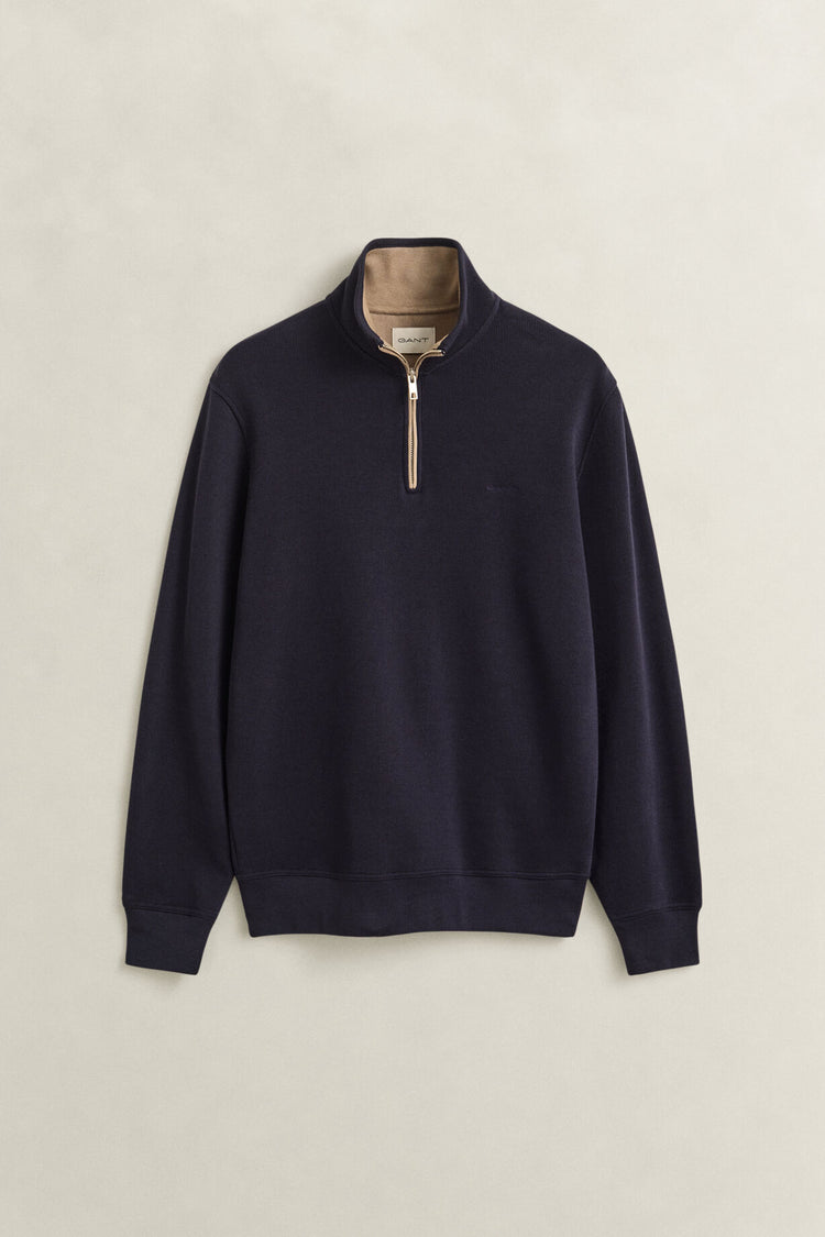 Half Zip Sweater - Evening Blue