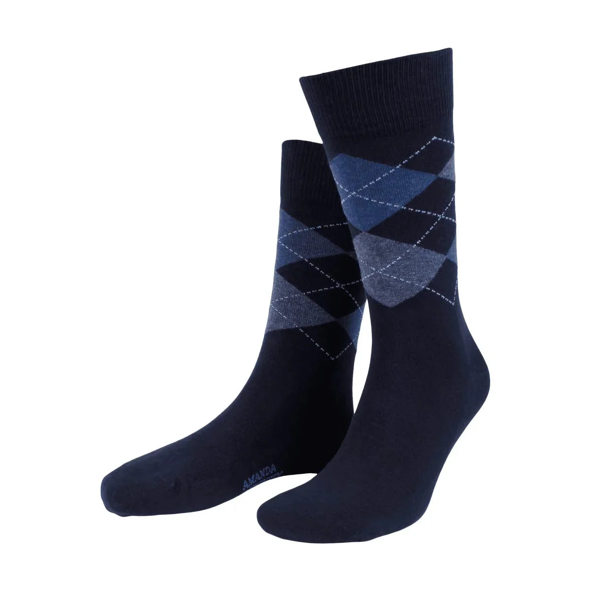 True Ankle Argyle - 410 Dark navy – bild 1
