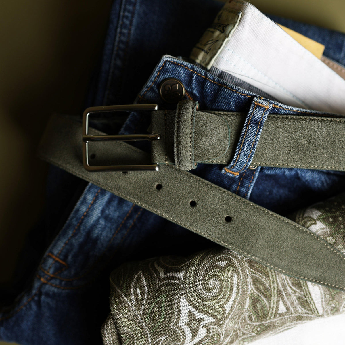 Belt - 506 Olive – bild 3