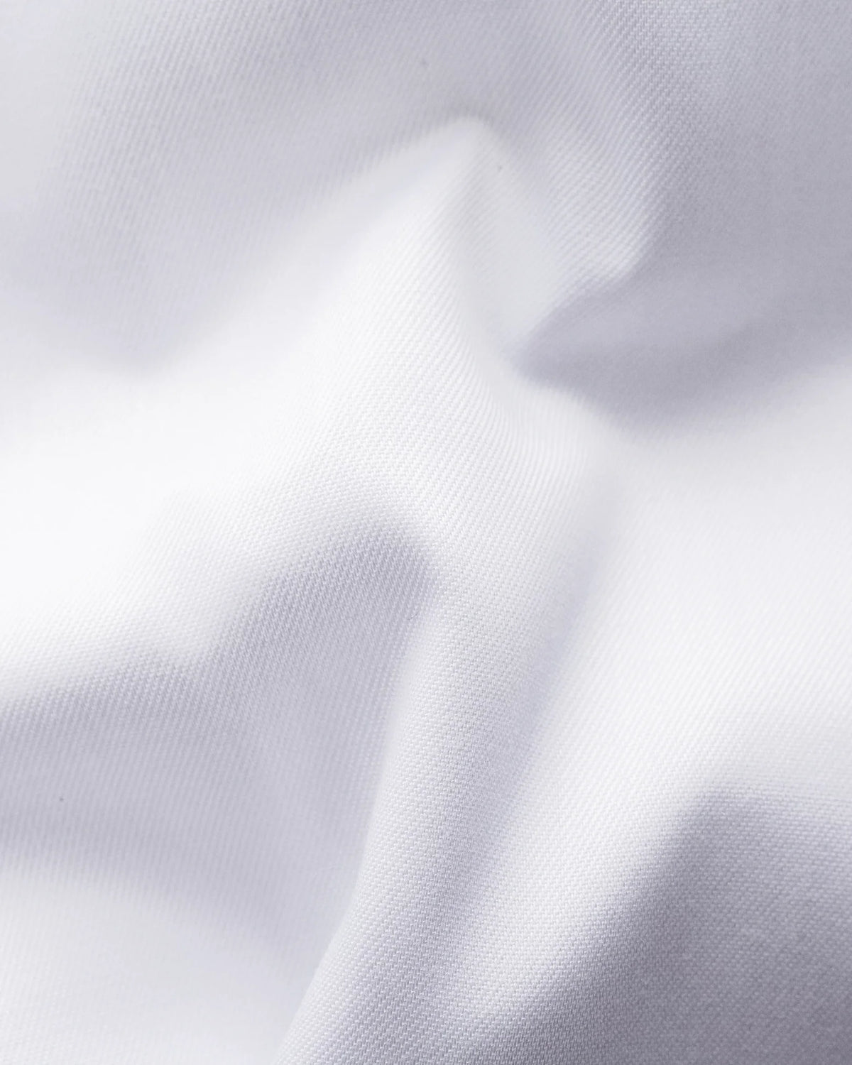 Signature Twill-skjorta Classic, dubbel manschett - Vit – detalj